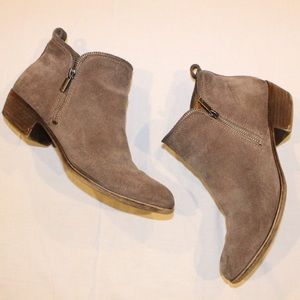 Lucky Brand Faux Suede Booties